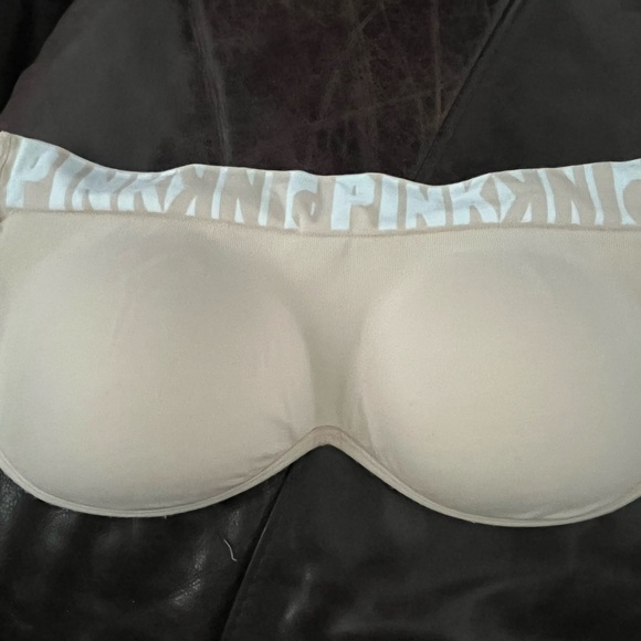 Pink Cool and Comfy Strapless Bra Size Large Nude - Picture 2 of 7